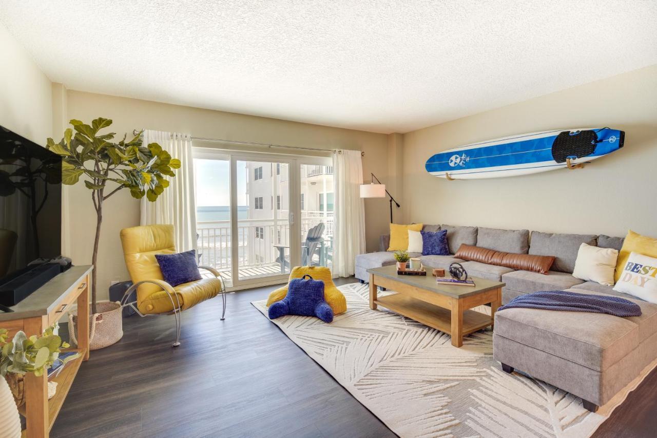 Oceanfront Satellite Beach Condo With Balcony, Views Bagian luar foto